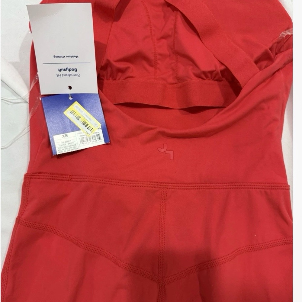 JoyLab Red Flared Strap Jumpsuit - Picture 6 of 7